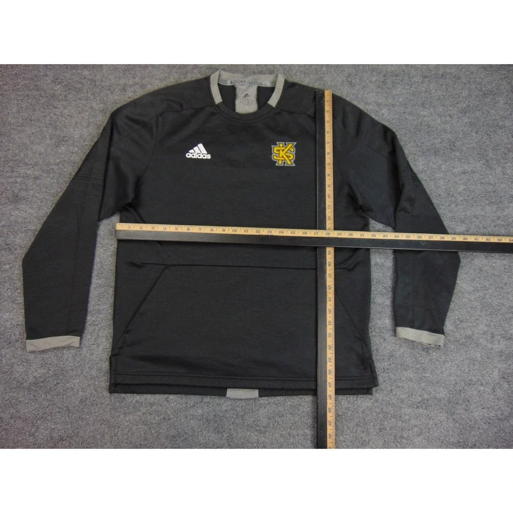 Kennesaw State Owls Pullover‎ Mens Med Black Adidas Baseball Training Knit